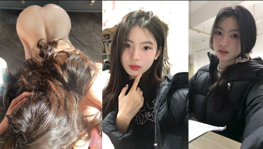 湖南清纯学生妹惨遭精神黄毛做爱，私密拍摄视频曝光，身材娇小曲线撩人，白虎嫩穴被黄毛无套爆操淫叫连连